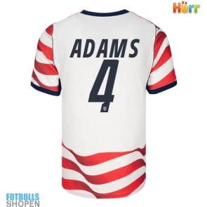 Billiga Förenta stater Tyler Adams #4 Hemmatröja VM 2026 Kortärmad